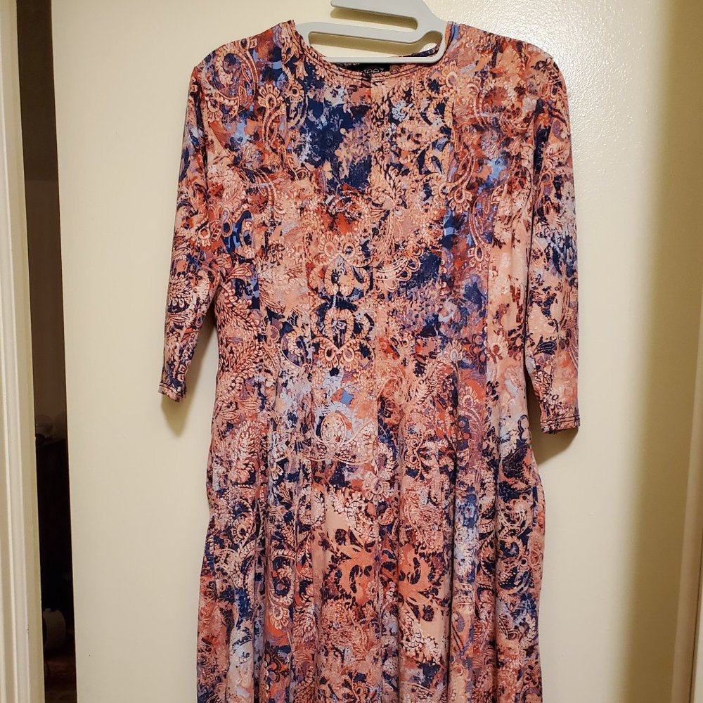 Floral Knee-Length Dress